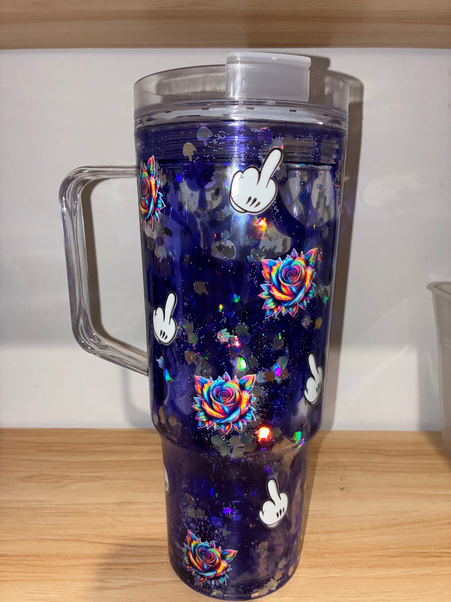 40oz Snowglobe Tumbler