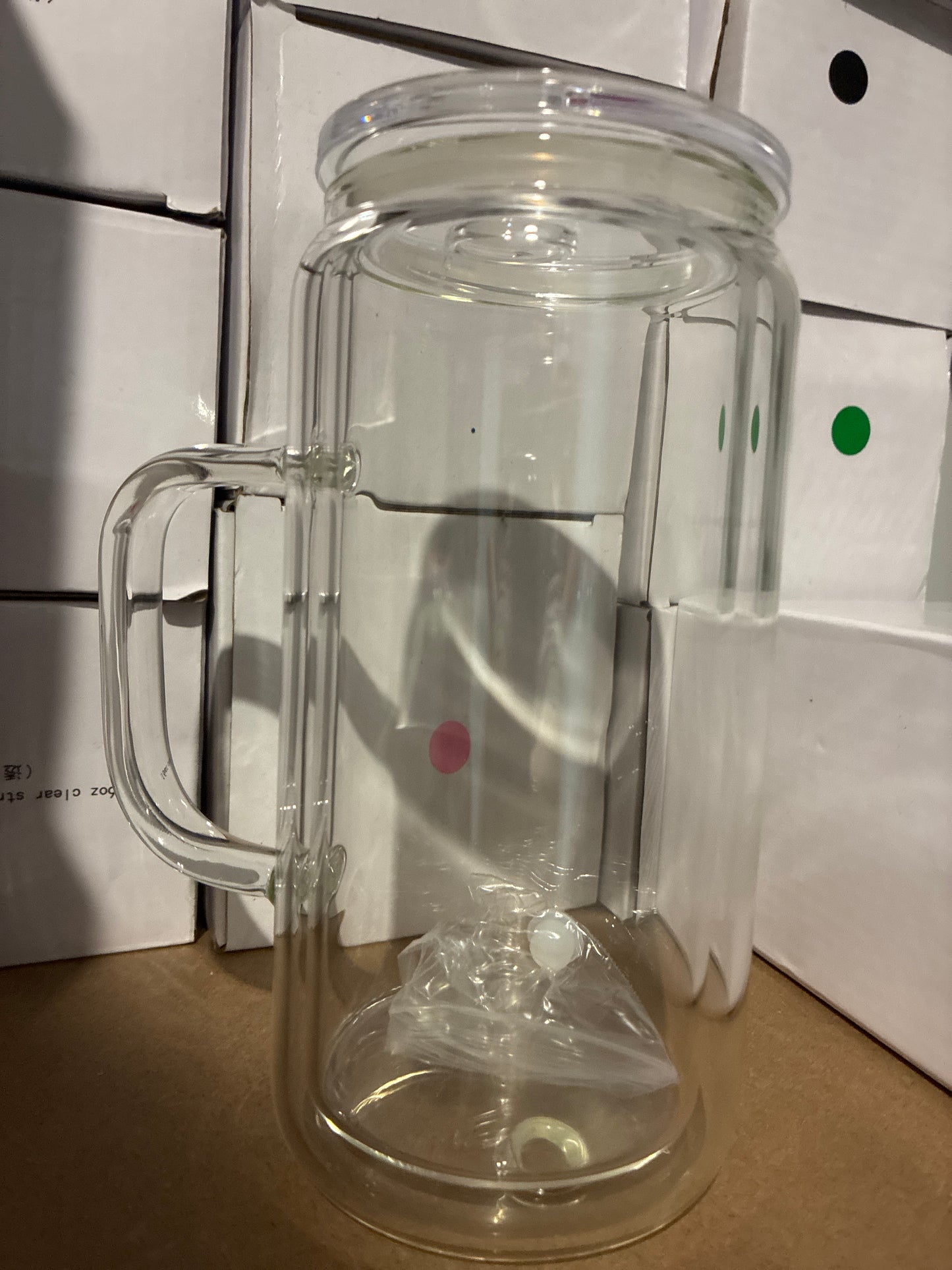 16oz Glass Handle Snowglobe