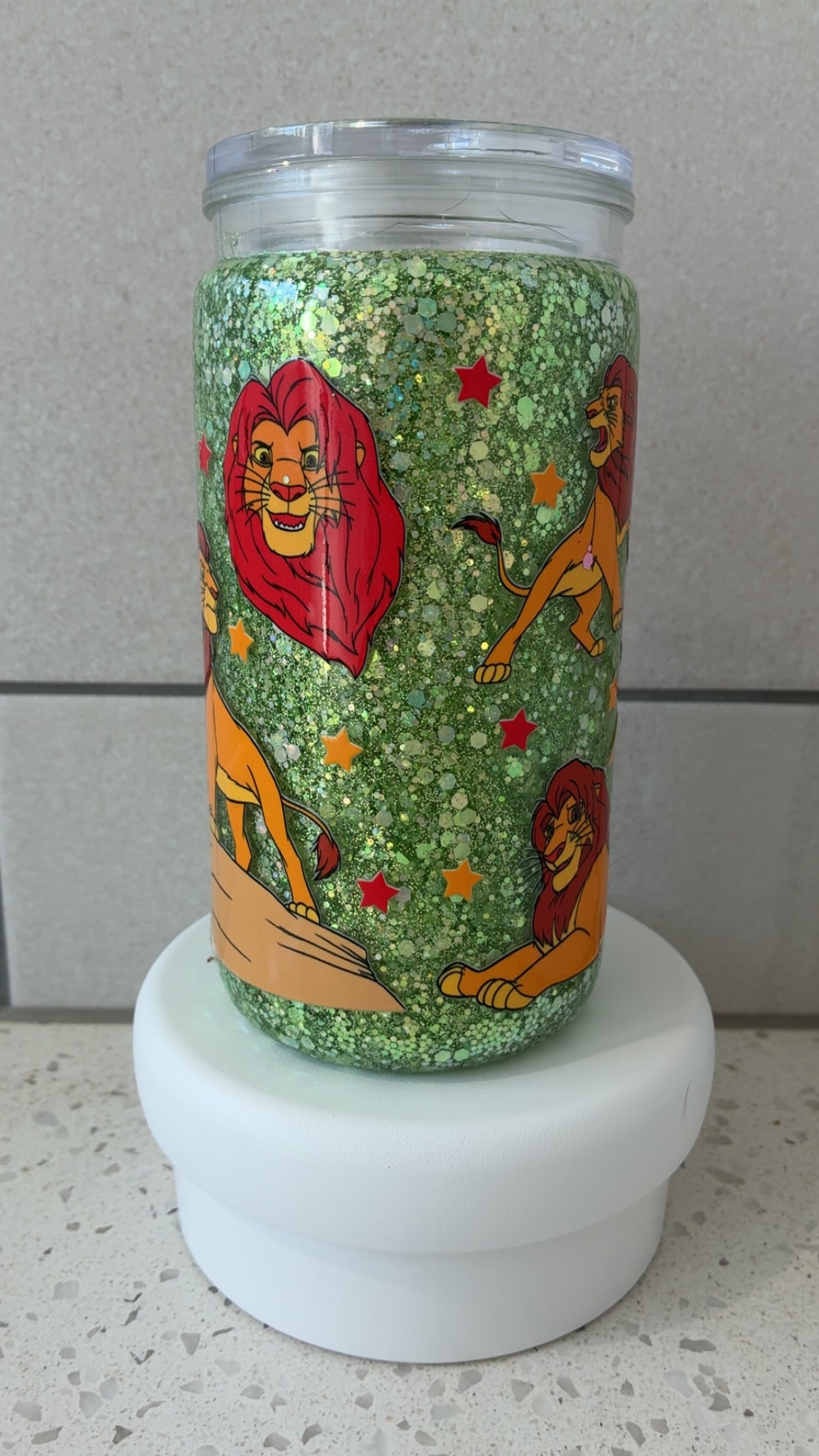 King Of The Jungle 16oz Acrylic Snowglobe
