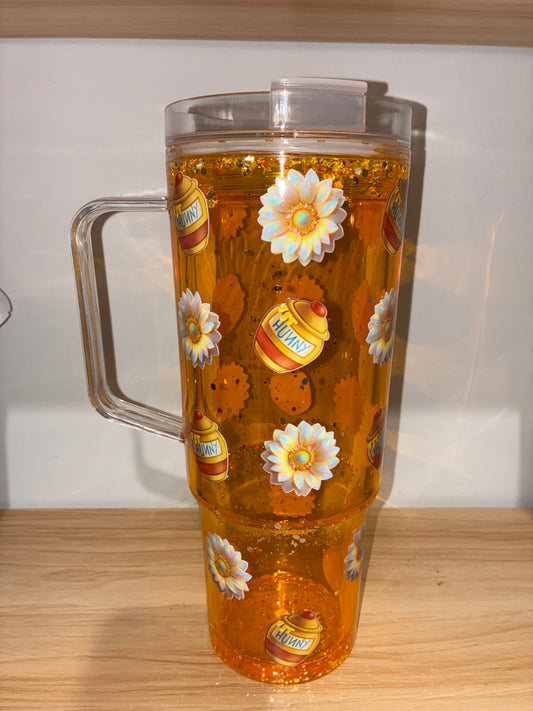 40oz Snowglobe Tumbler