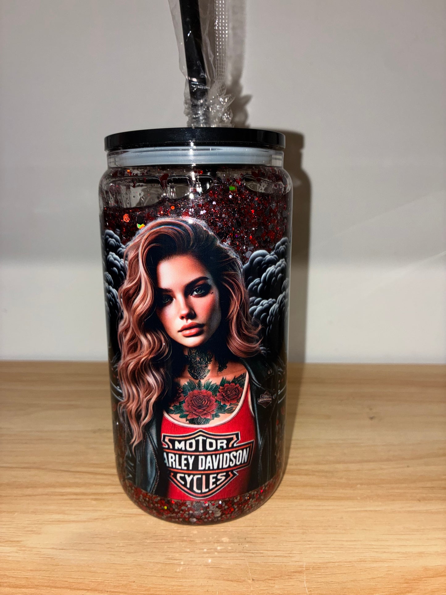 16oz Snowglobe Glass & Acrylic