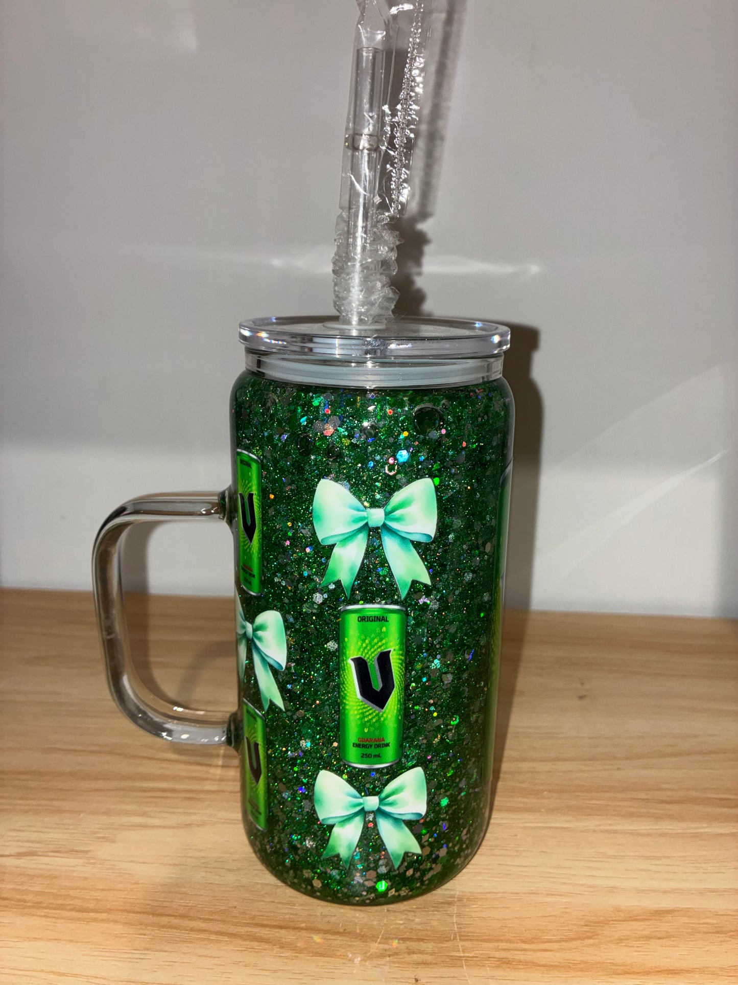 16oz Snowglobe Glass & Acrylic