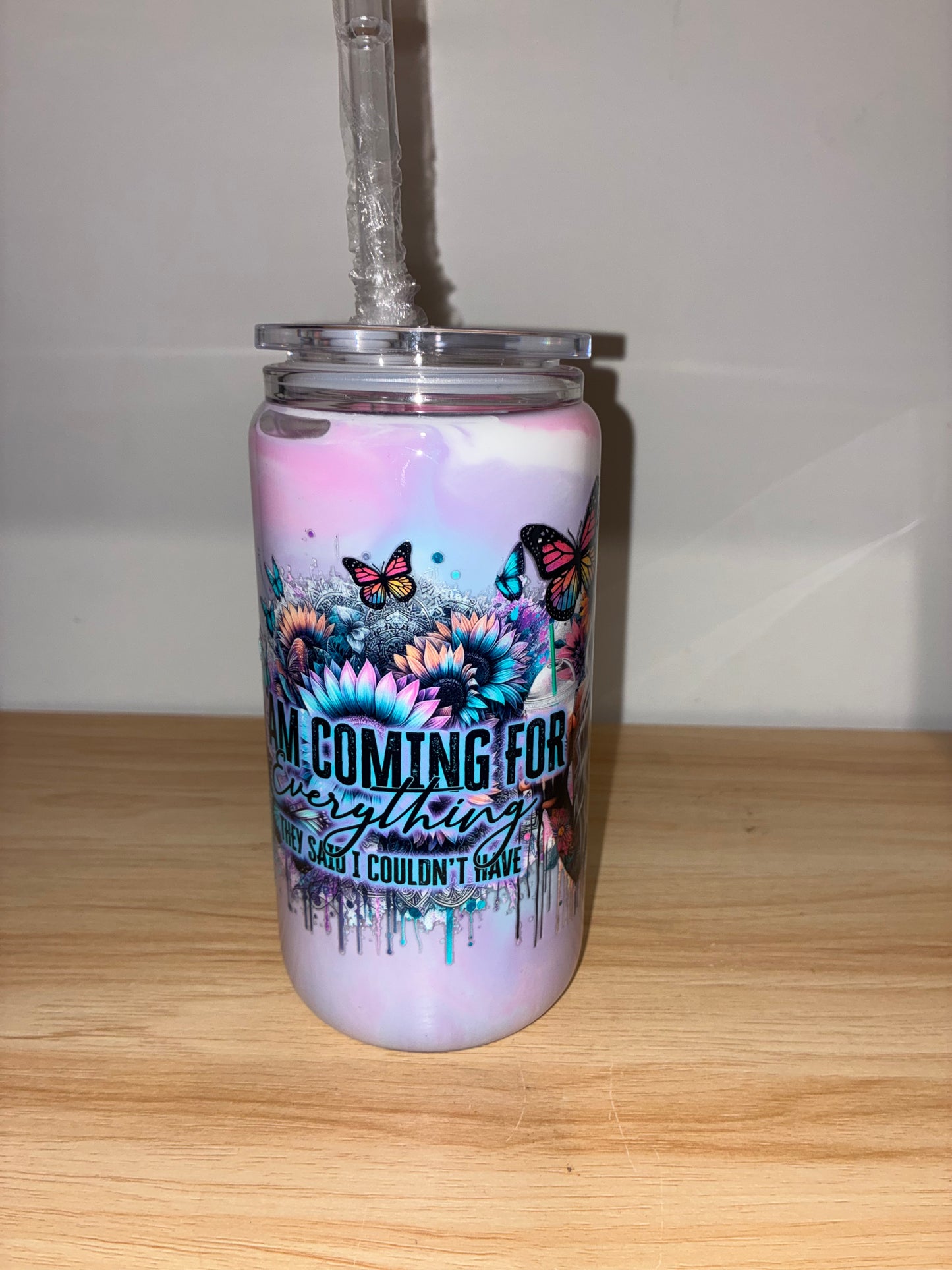 16oz Snowglobe Glass & Acrylic