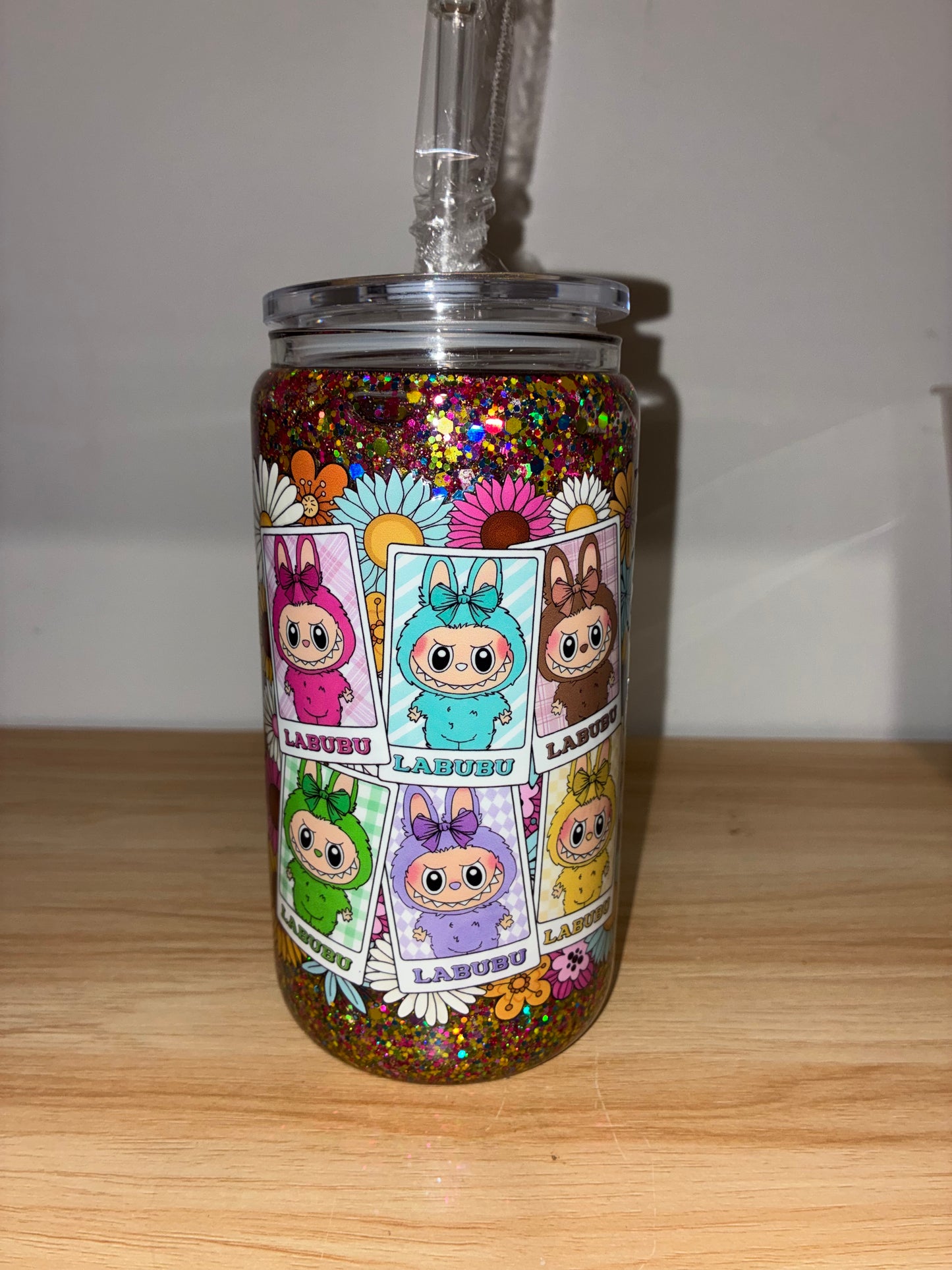 16oz Snowglobe Glass & Acrylic
