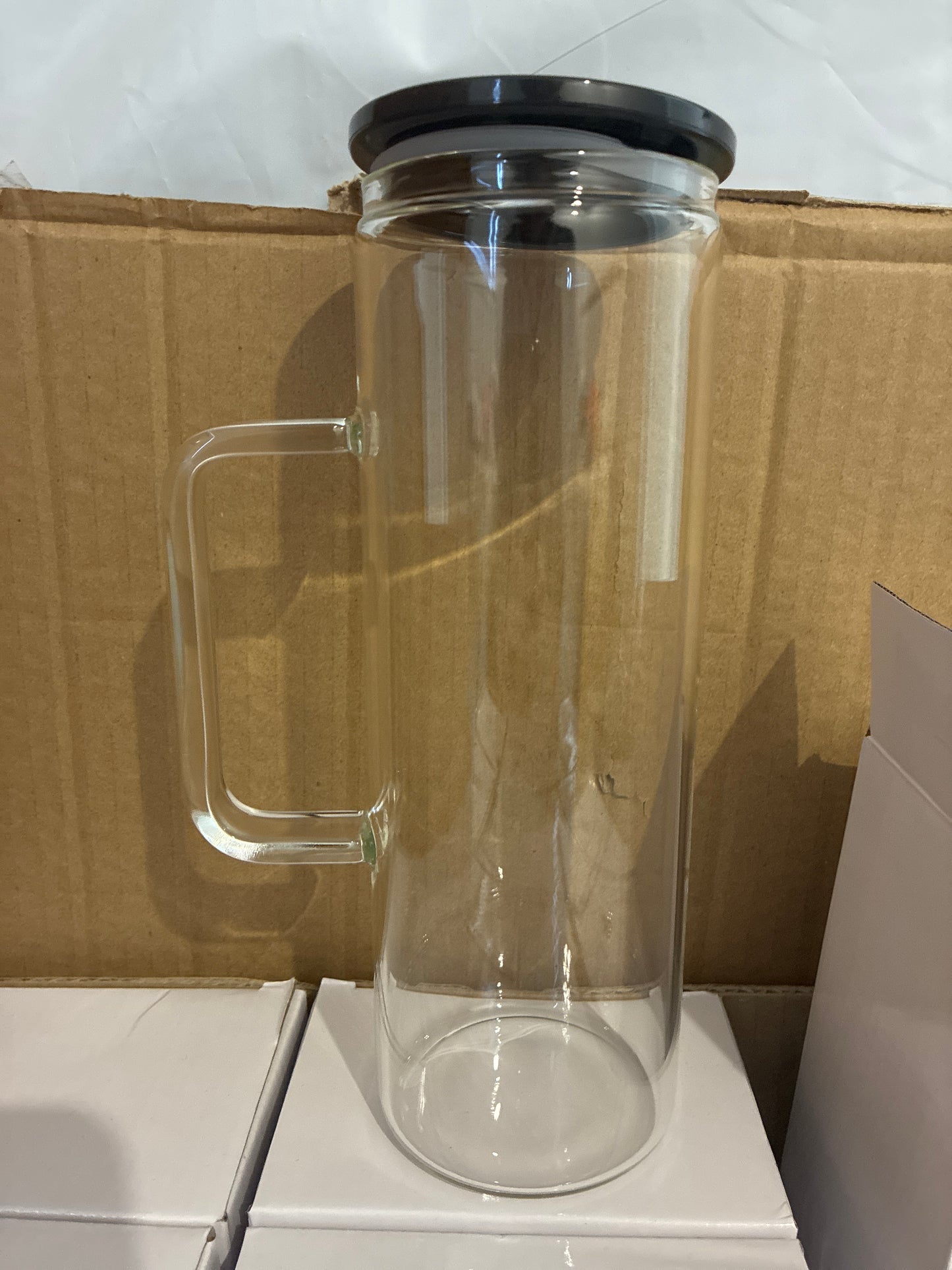20oz Glass Handle