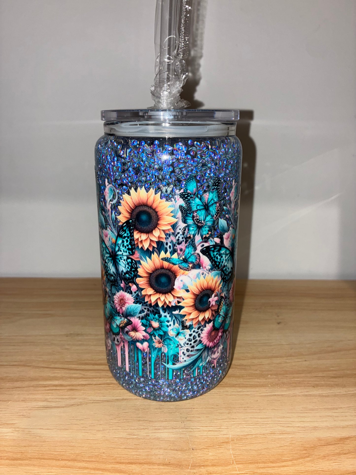 16oz Snowglobe Glass & Acrylic