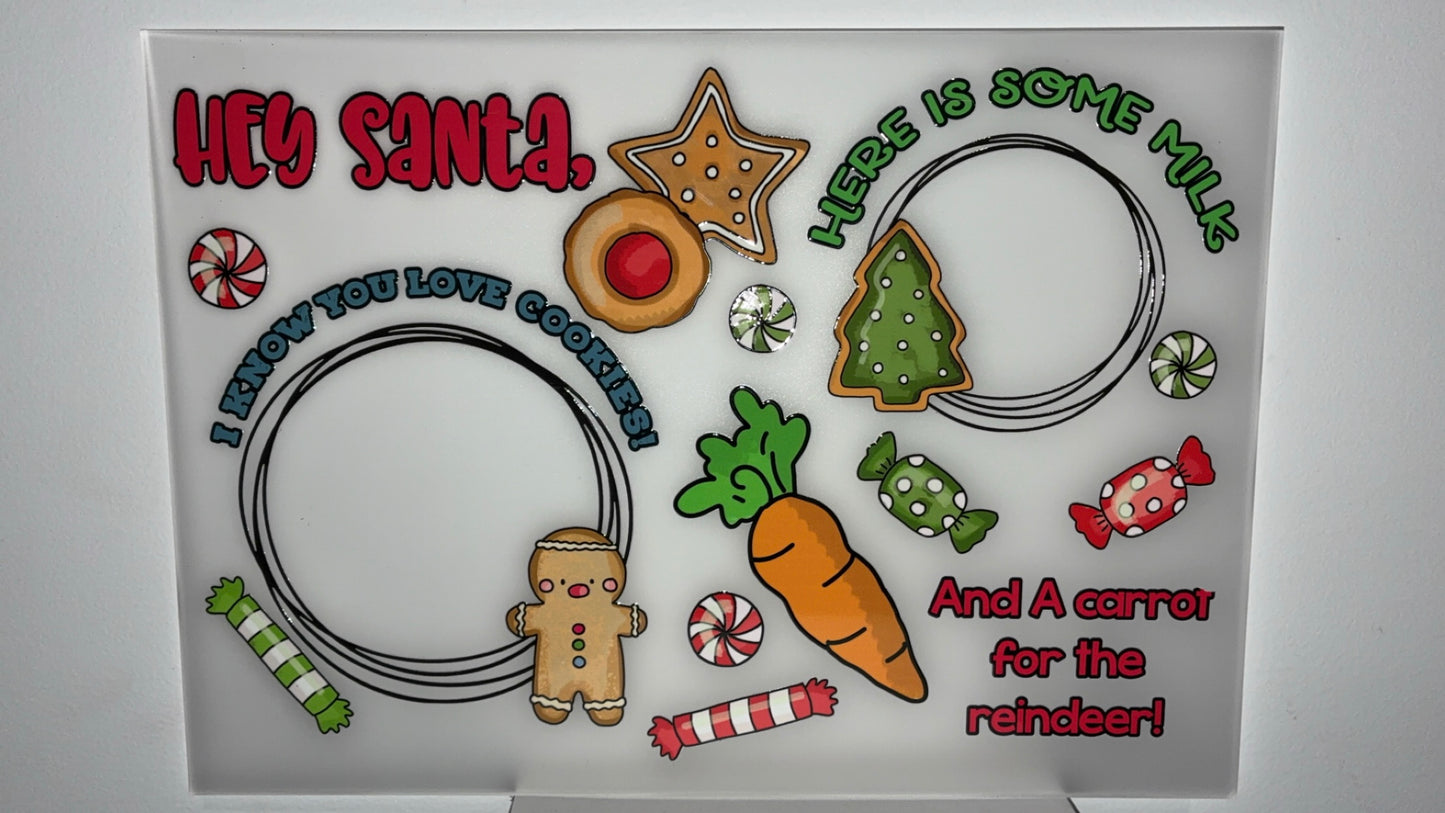 Acrylic Santa Treat Board