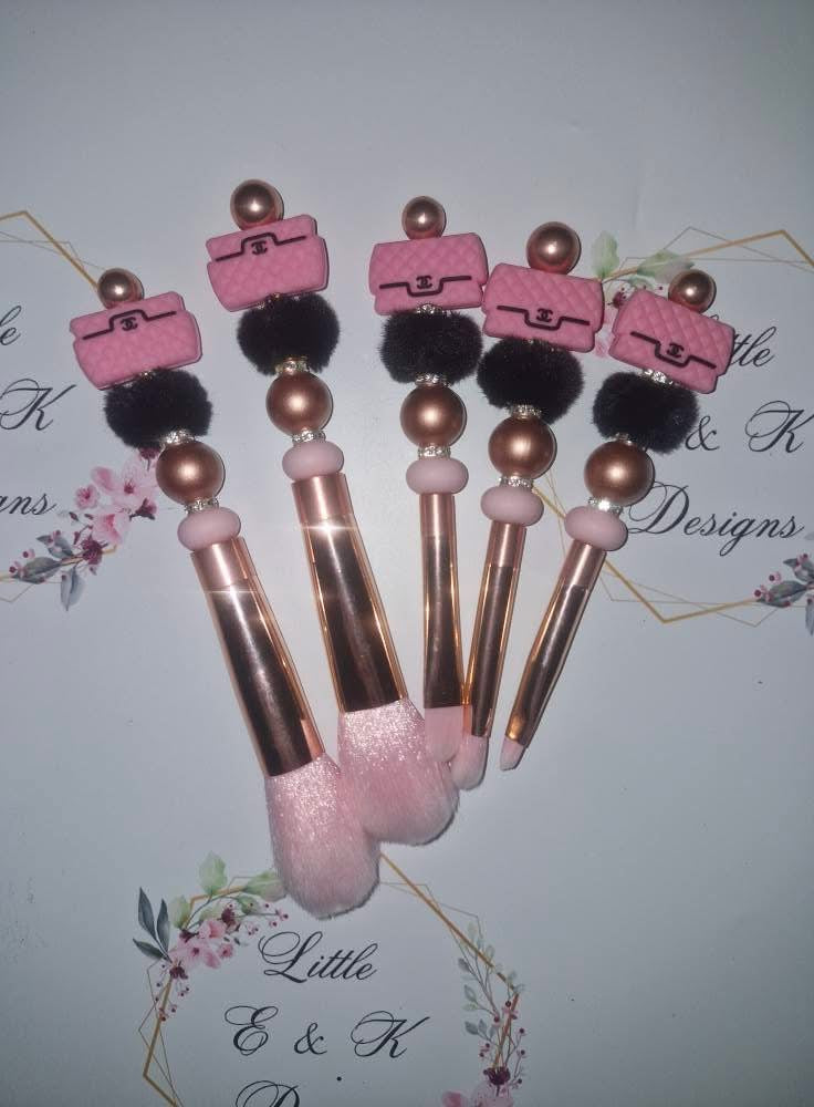 5 Piece Makeup Brush Set