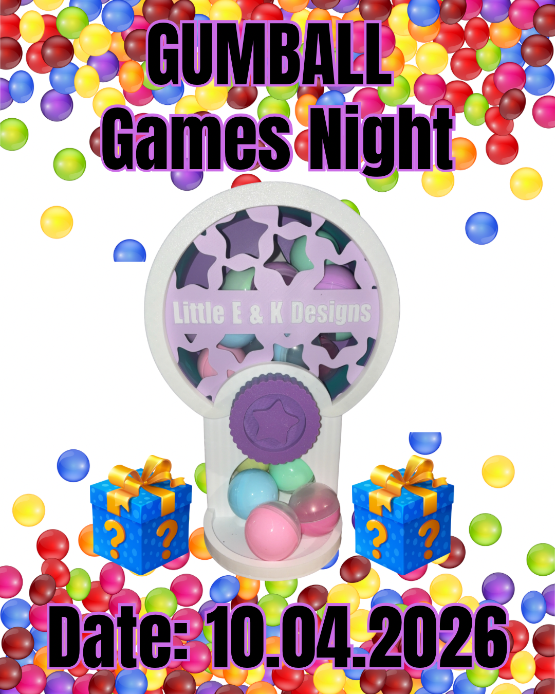 GumBall Machine Games Night