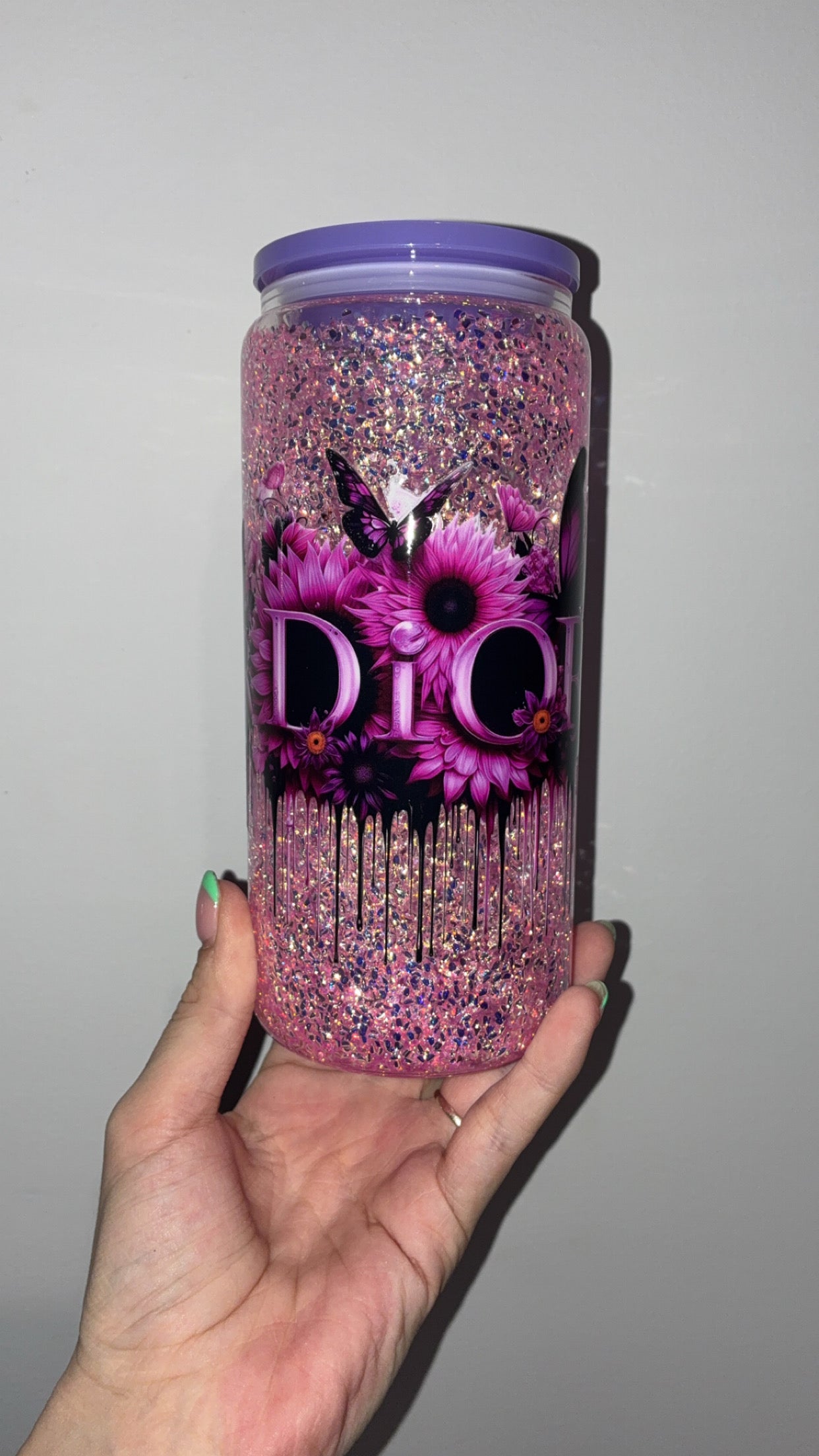 Tall 16oz Glass Snowglobes