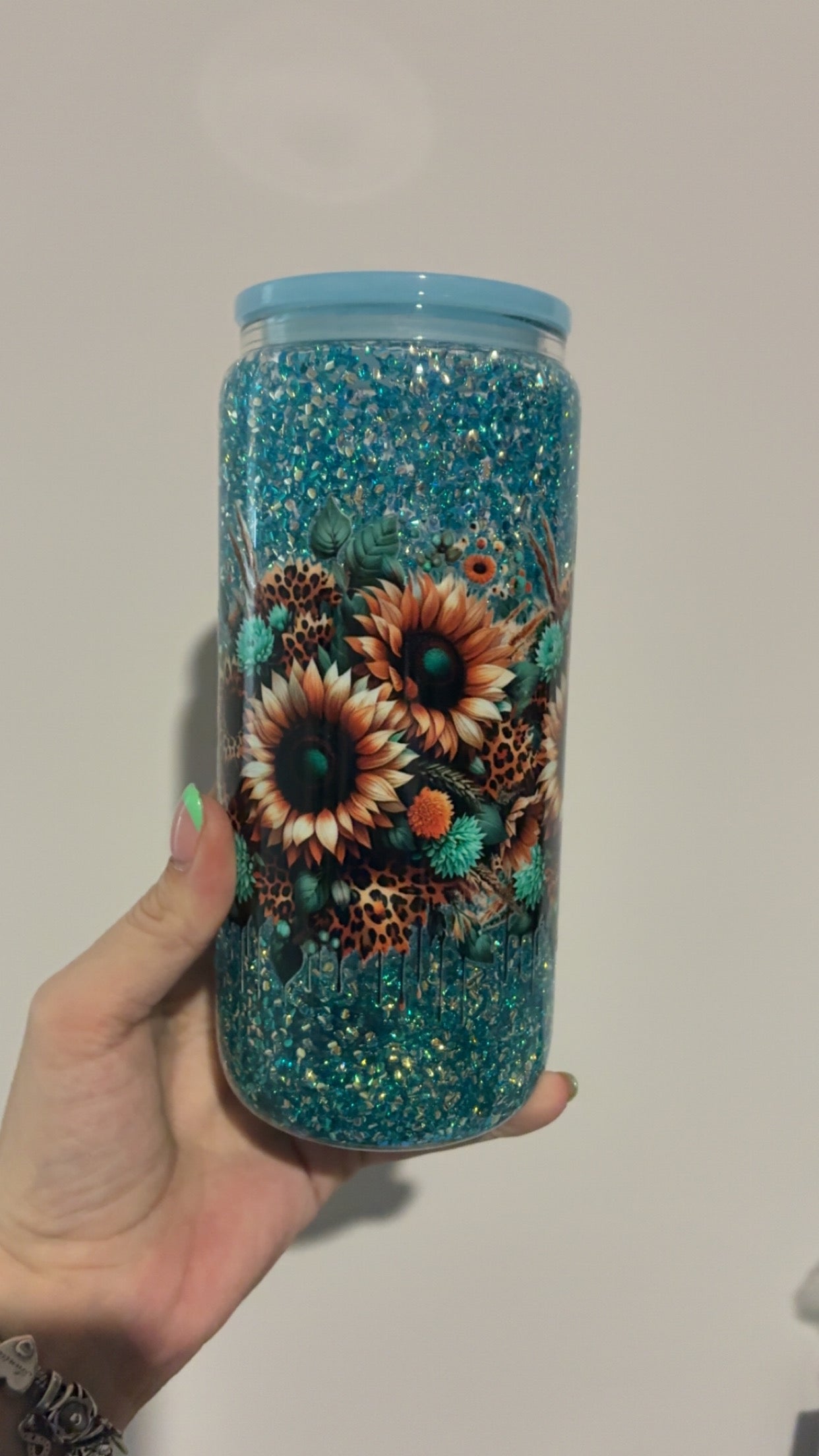 Tall 16oz Glass Snowglobes