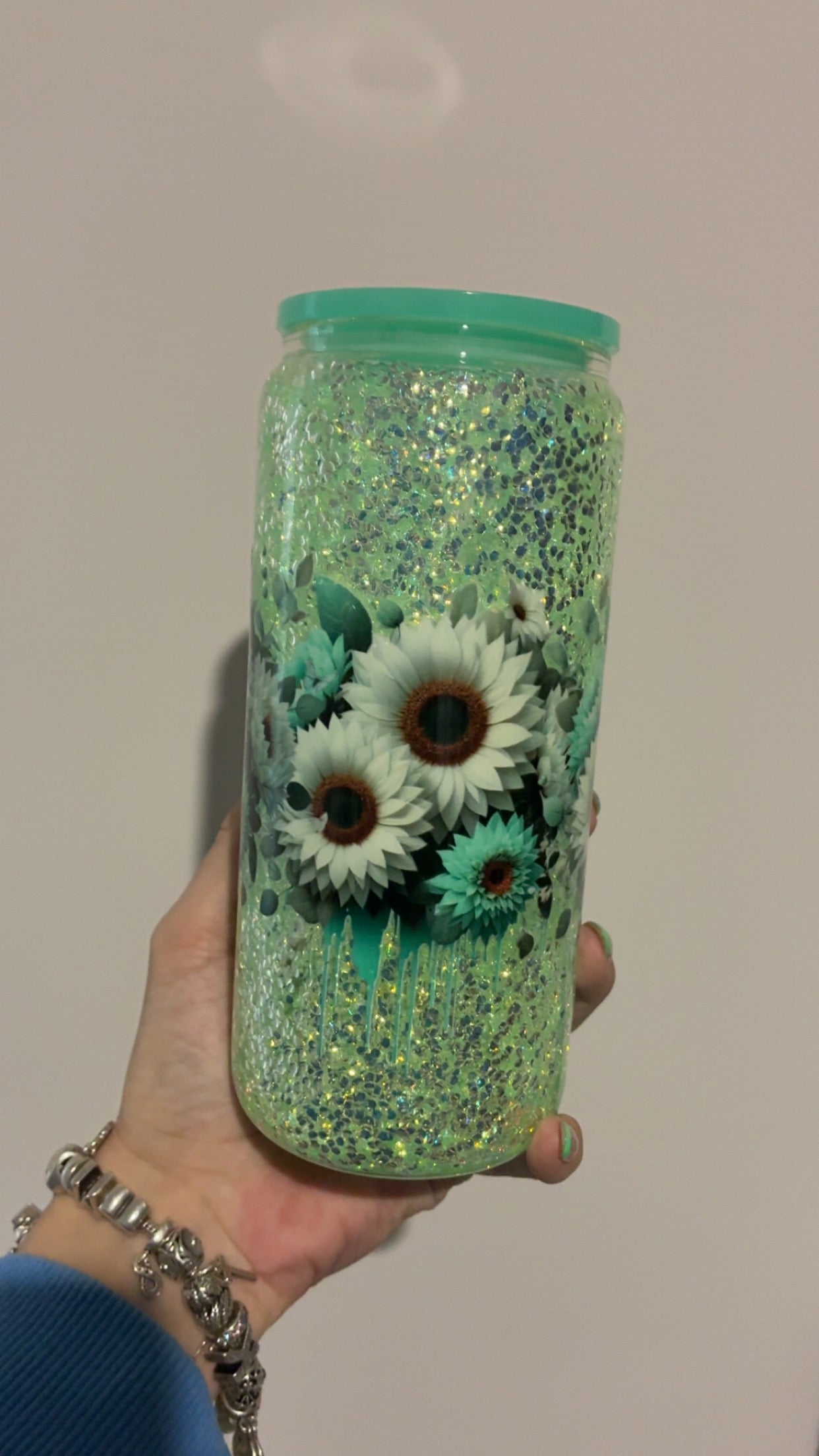 Tall 16oz Glass Snowglobes