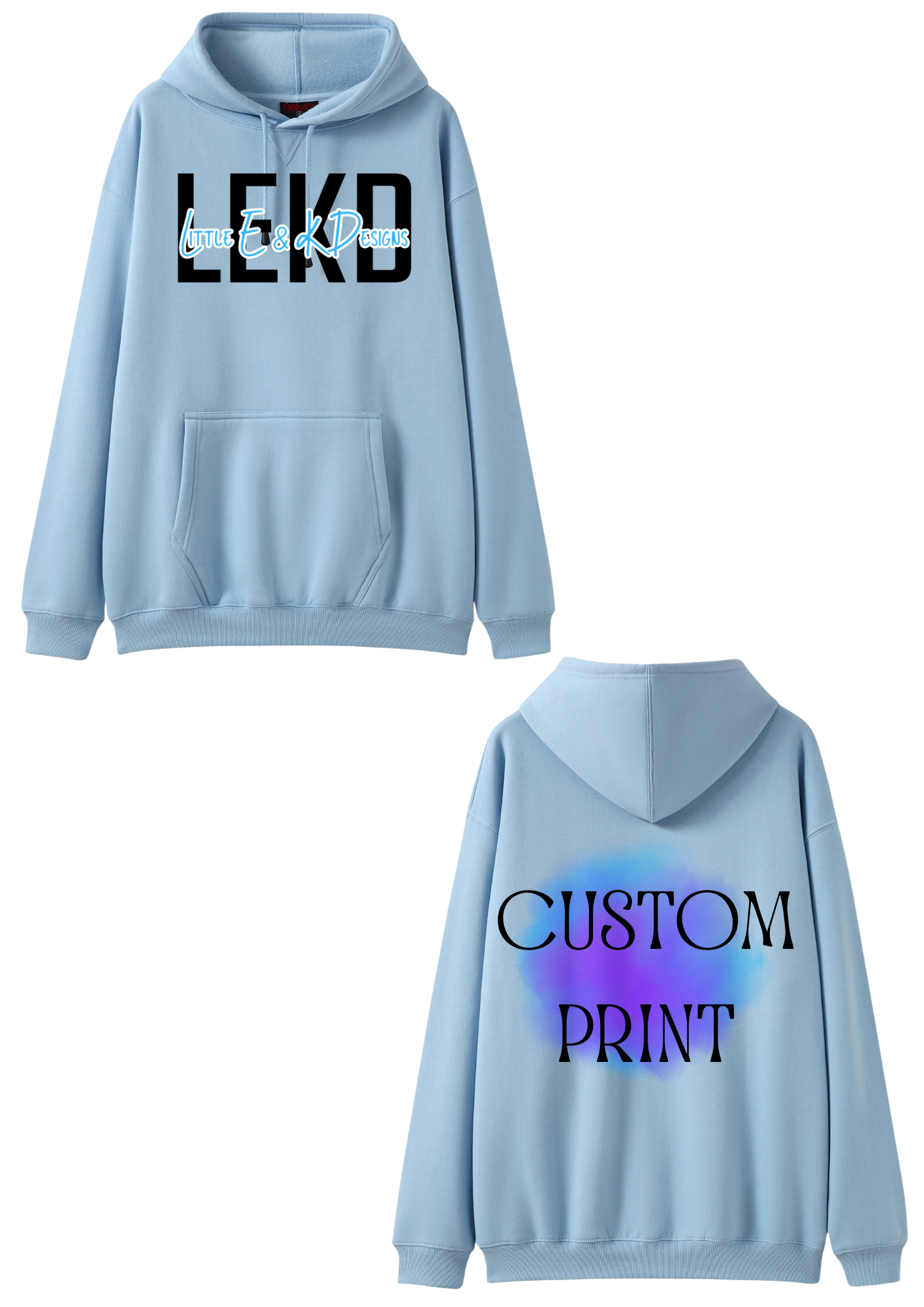 Pastel Blue Hoodie