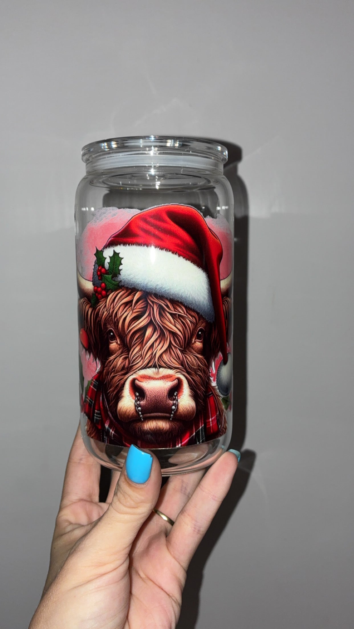 Discounted Christmas 16oz Glass Cups