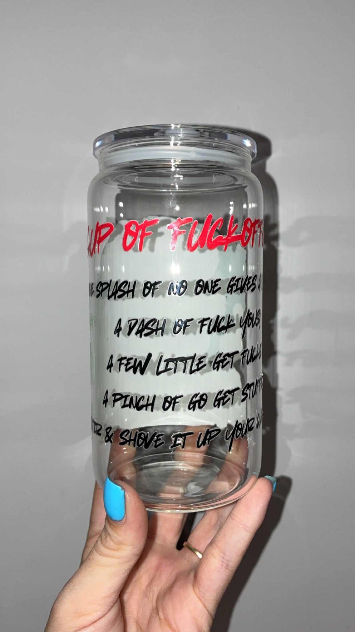 Discounted Christmas 16oz Glass Cups