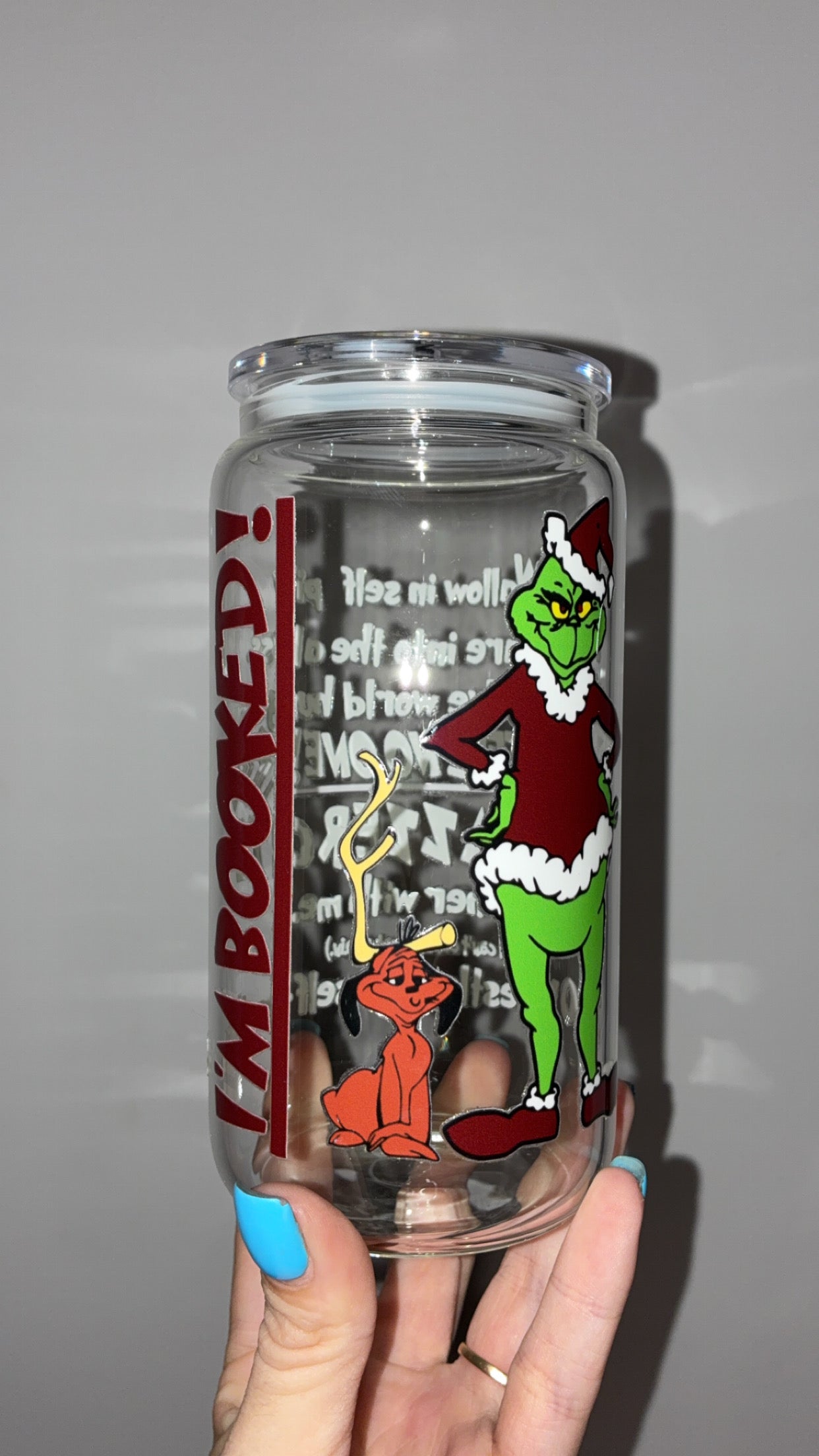 Discounted Christmas 16oz Glass Cups