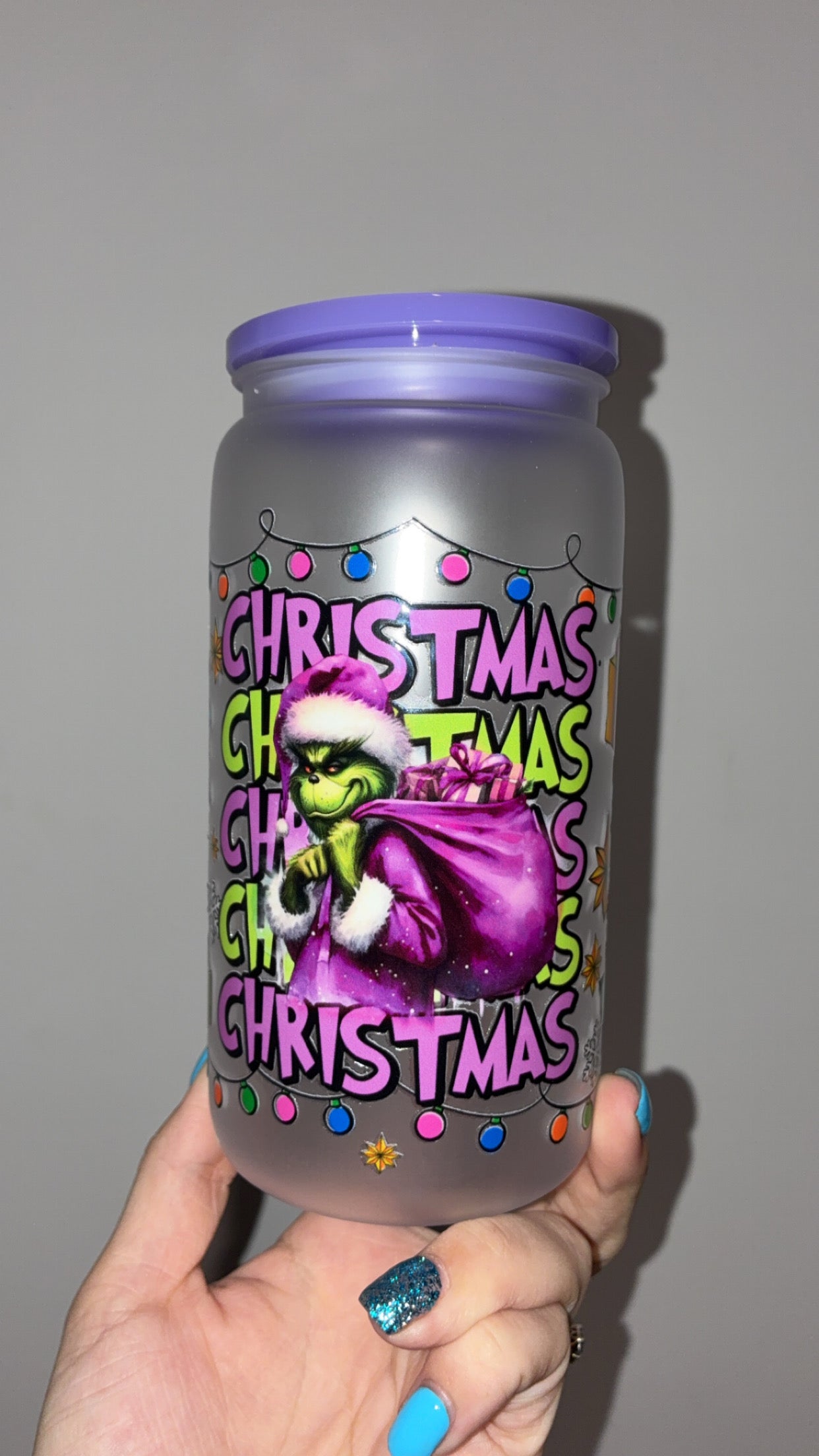 Discounted Christmas 16oz Acrylic Cups