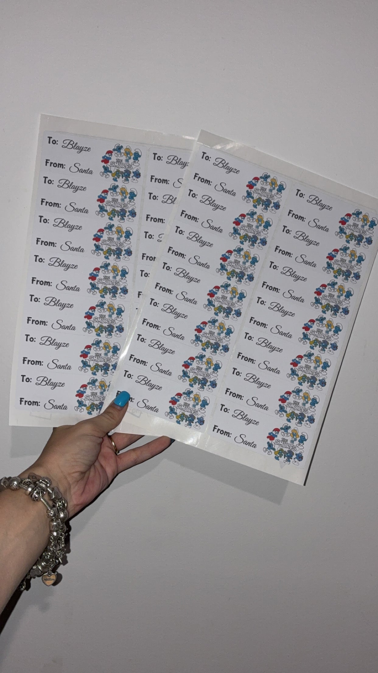 Personalised Christmas Labels