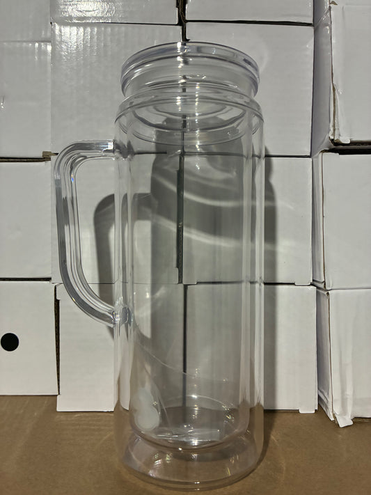 20oz Acrylic Handle Snowglobe