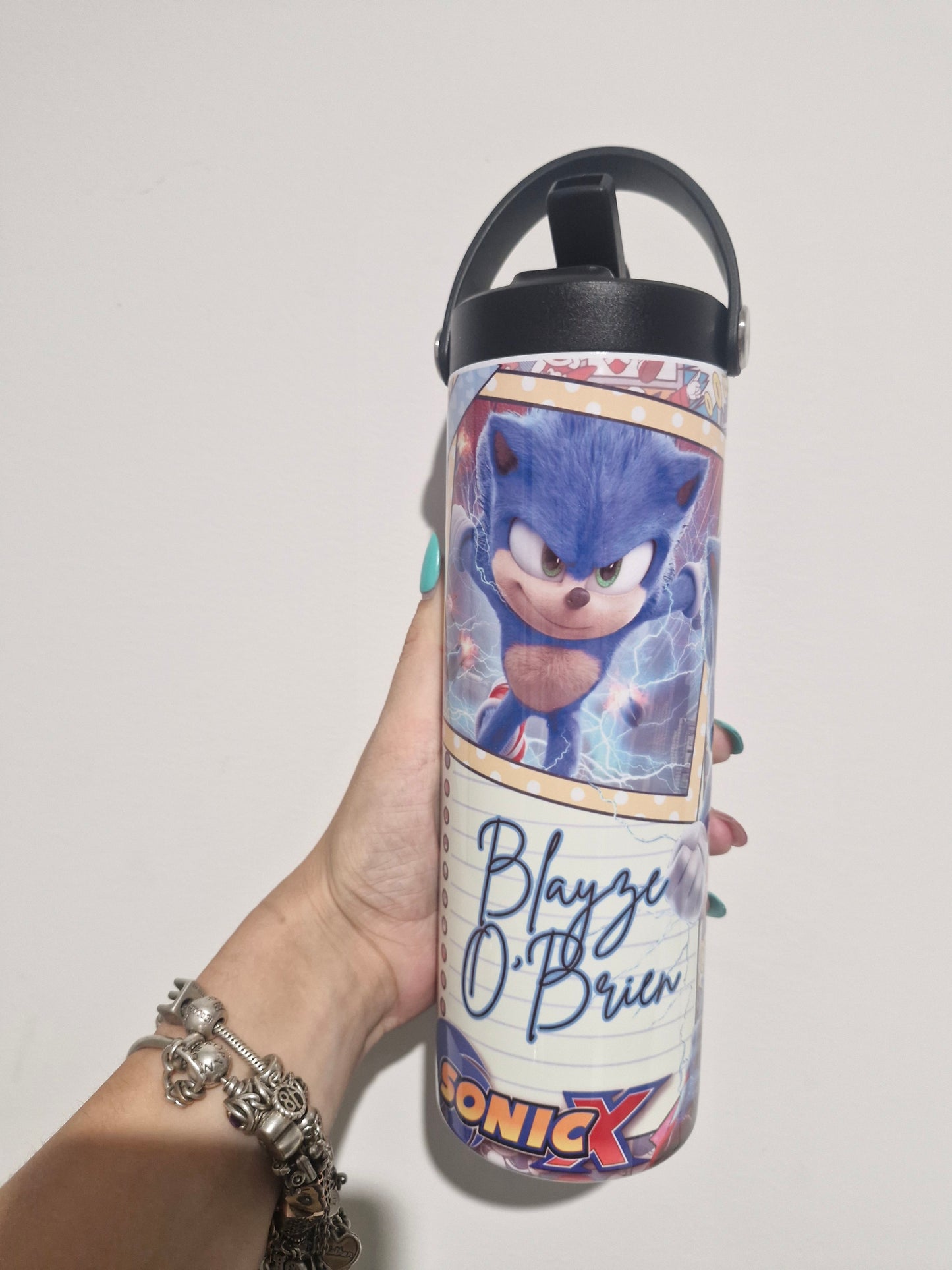 Custom Double Walled Stainless Steel Drink Bottle- 590mls